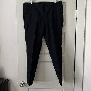 Audrey & Celine‎ black cotton blend trousers ankle pants Sz 12
